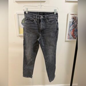 Banana Republic Dark Gray High Rise Slim Jeans